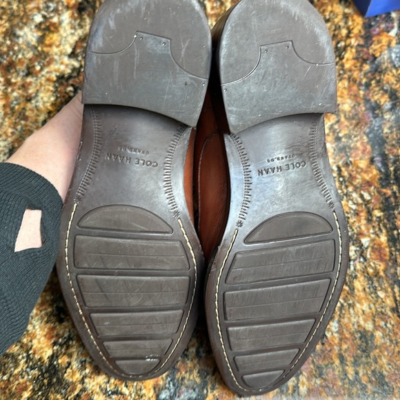 Cole Haan Walnut Leather Grand OS Lenox Hill Apron Split Toe - Picture 7 of 10